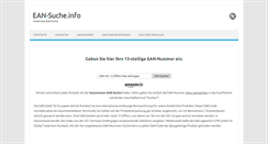 Desktop Screenshot of ean-suche.info