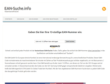 Tablet Screenshot of ean-suche.info